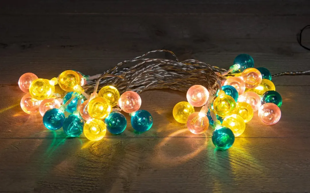 Anna's Collection Partylights Lichtsnoer - 50 Lampjes Multi-Color
