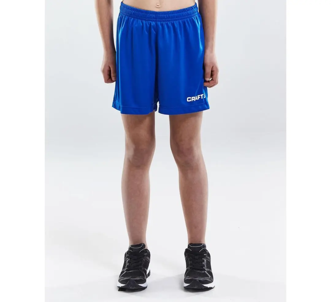 Craft Squad Short Solid Junior Sportbroek - Blauw/Wit - 146 - afbeelding 4 van 6