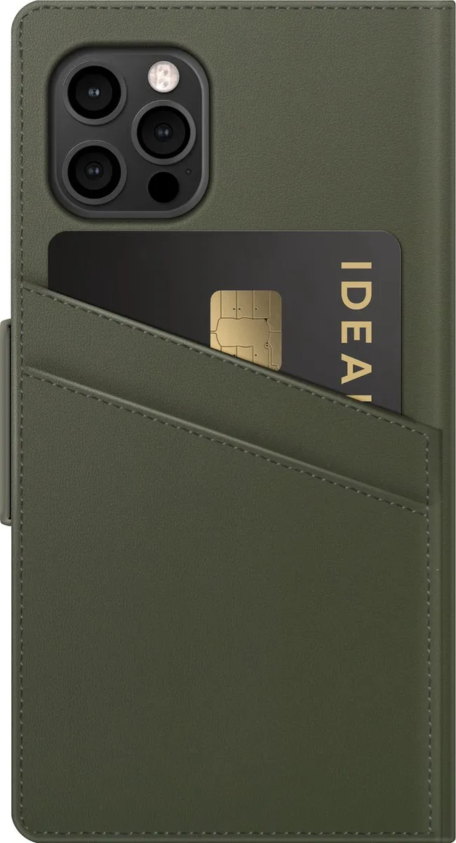 iDeal of Sweden Atelier Wallet iPhone 12/12 Pro - Intense Khaki - afbeelding 3 van 6