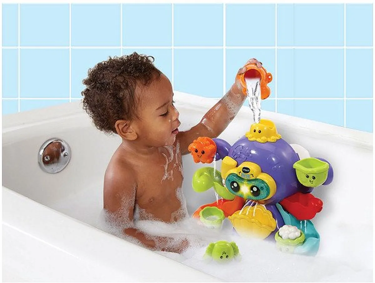 VTech Spetterpret Badoctopus Badspeelgoed - Multicolor - 80-555223 - afbeelding 6 van 6