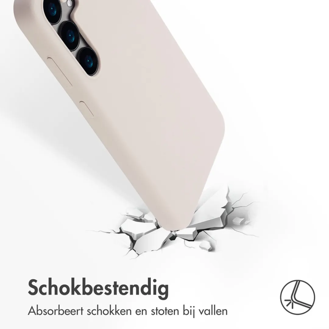 Accezz Hoesje Samsung Galaxy S24 Plus Stone - Magnetische Ring