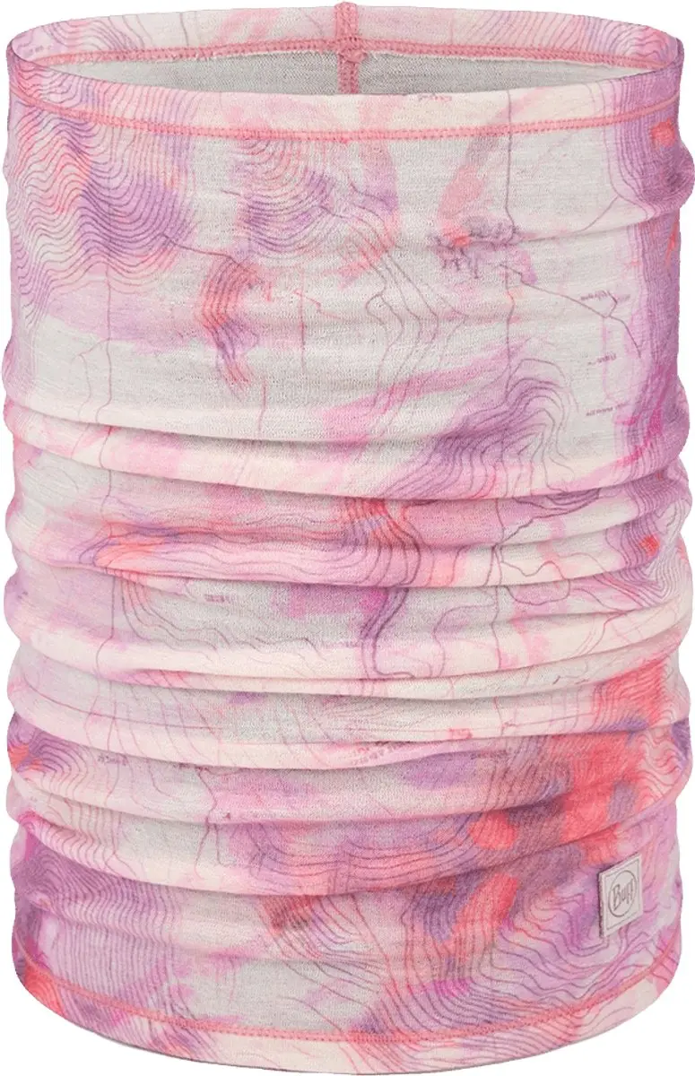 Buff Lightweight Merino Neckwarmer - Oriba Pink Azalea - afbeelding 5 van 5
