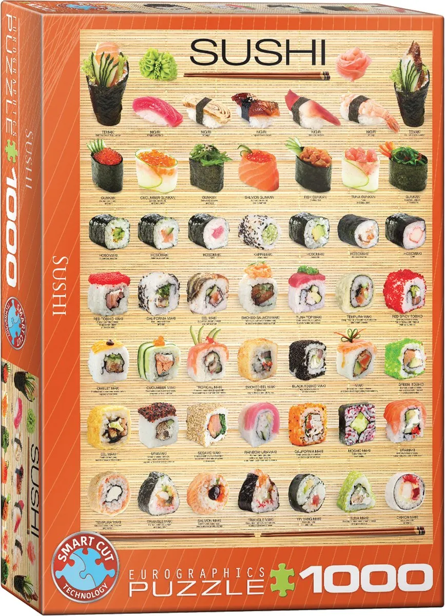Eurographics Sushi Legpuzzel 1000 Stuks
