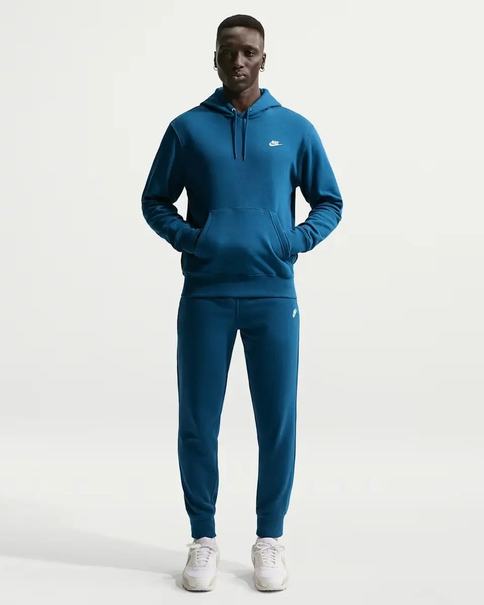 Nike Club Fleece Hoodie - Blauw - XL - afbeelding 5 van 6