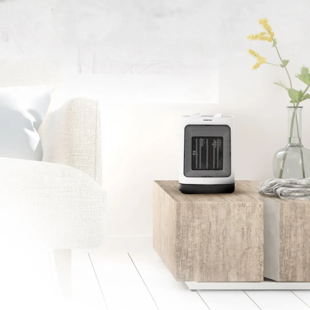 Inventum KC222WOS Keramische Kachel 2000W - 60° Oscillatie - Wit/Zwart