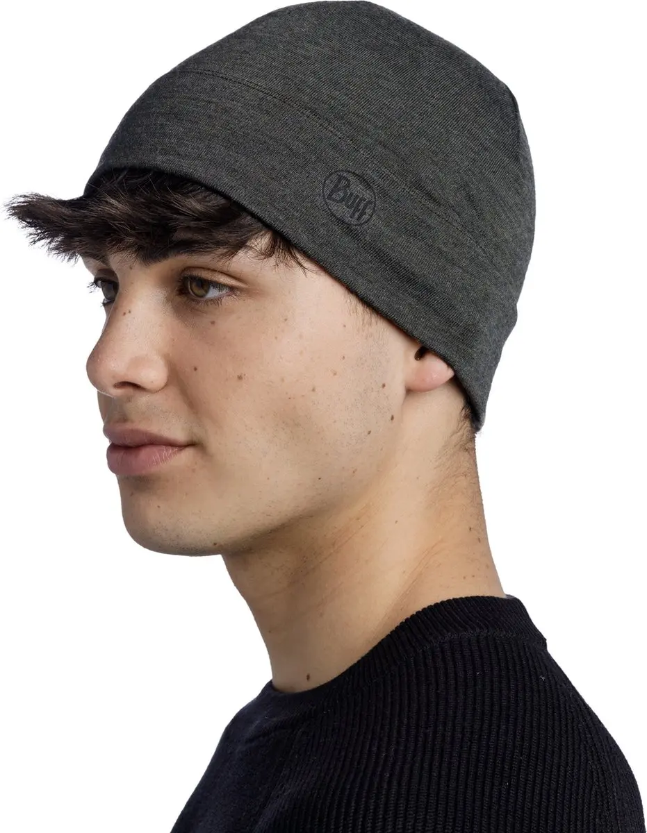 Buff Merino Midweight Beanie - Solid Bark - afbeelding 6 van 6