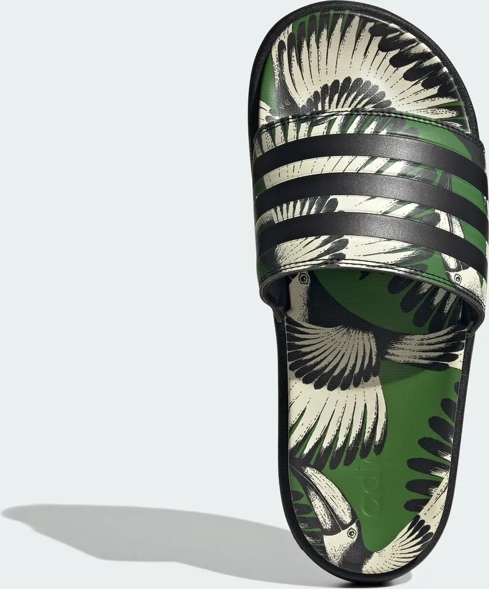 adidas Adilette Platform Dames Slippers - Groen - afbeelding 6 van 6