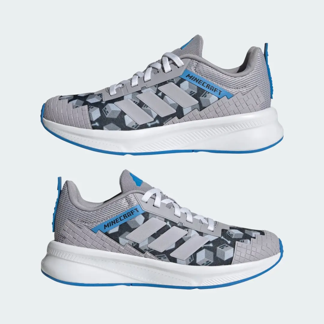 adidas Minecraft Fortarun 4.0 Kindertrainers - Grijs - afbeelding 2 van 6