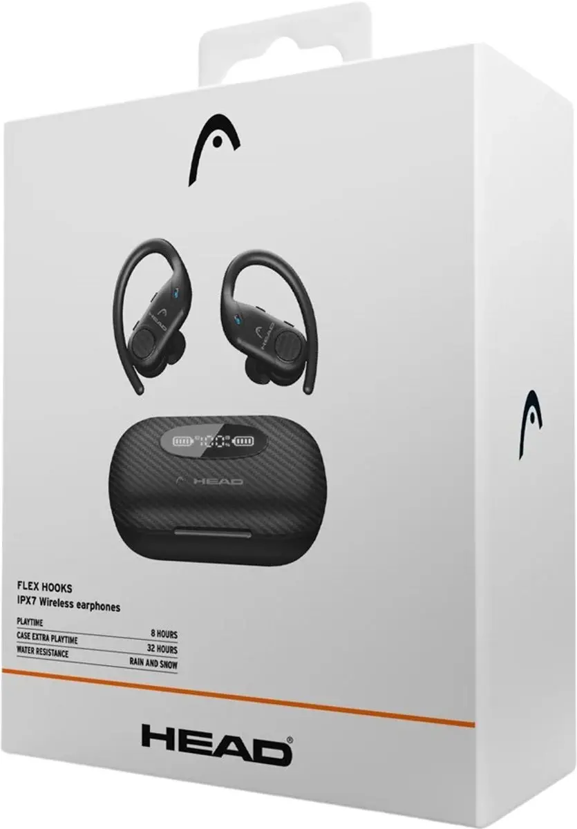 Head Flex Hooks HDTW03 Oordopjes - Zwart - afbeelding 2 van 6