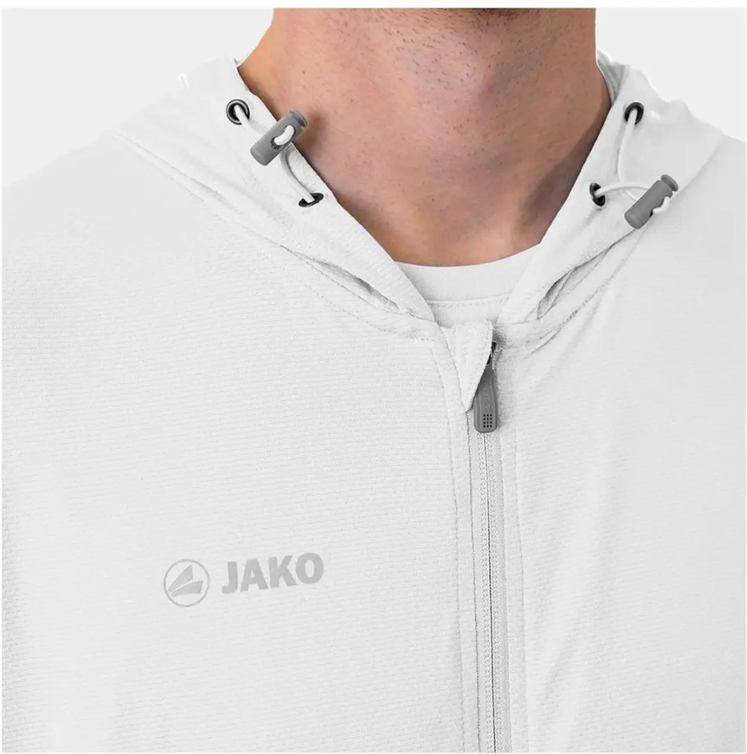 JAKO Run 2.0 Jas Met Kap Heren - Wit - afbeelding 2 van 4