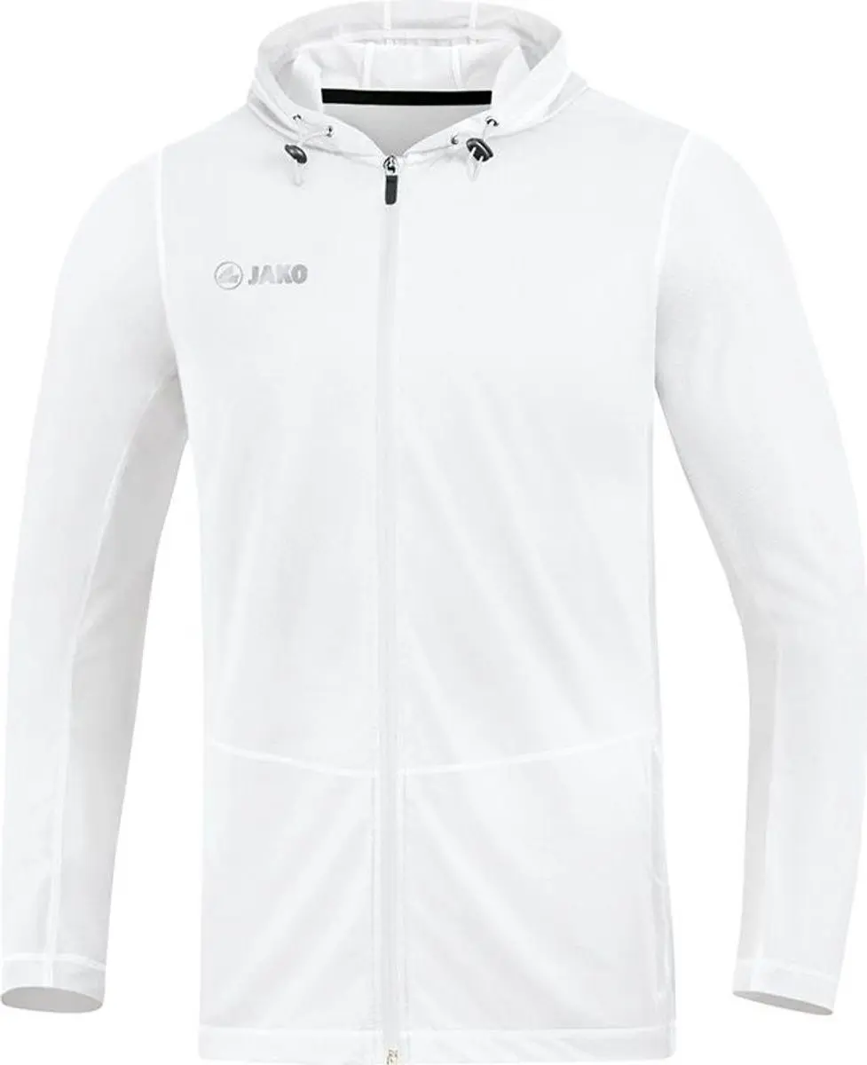 JAKO Run 2.0 Jas Met Kap Heren - Wit - afbeelding 4 van 4