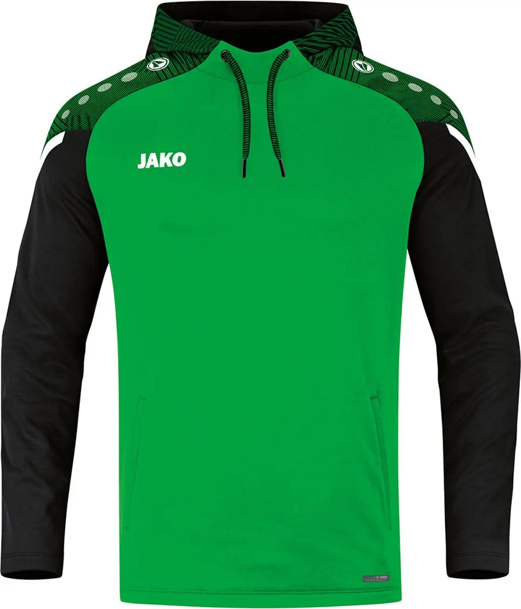 Jako Performance Sweater met Kap Junior - Groen - 140