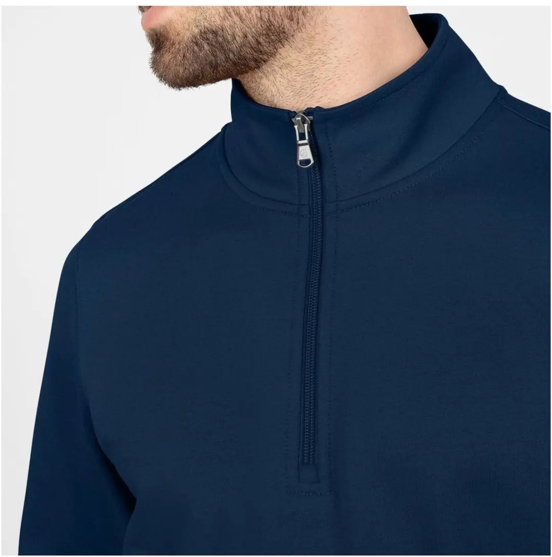 JAKO Doubletex Ziptop Heren Pullover - Marine - afbeelding 3 van 3