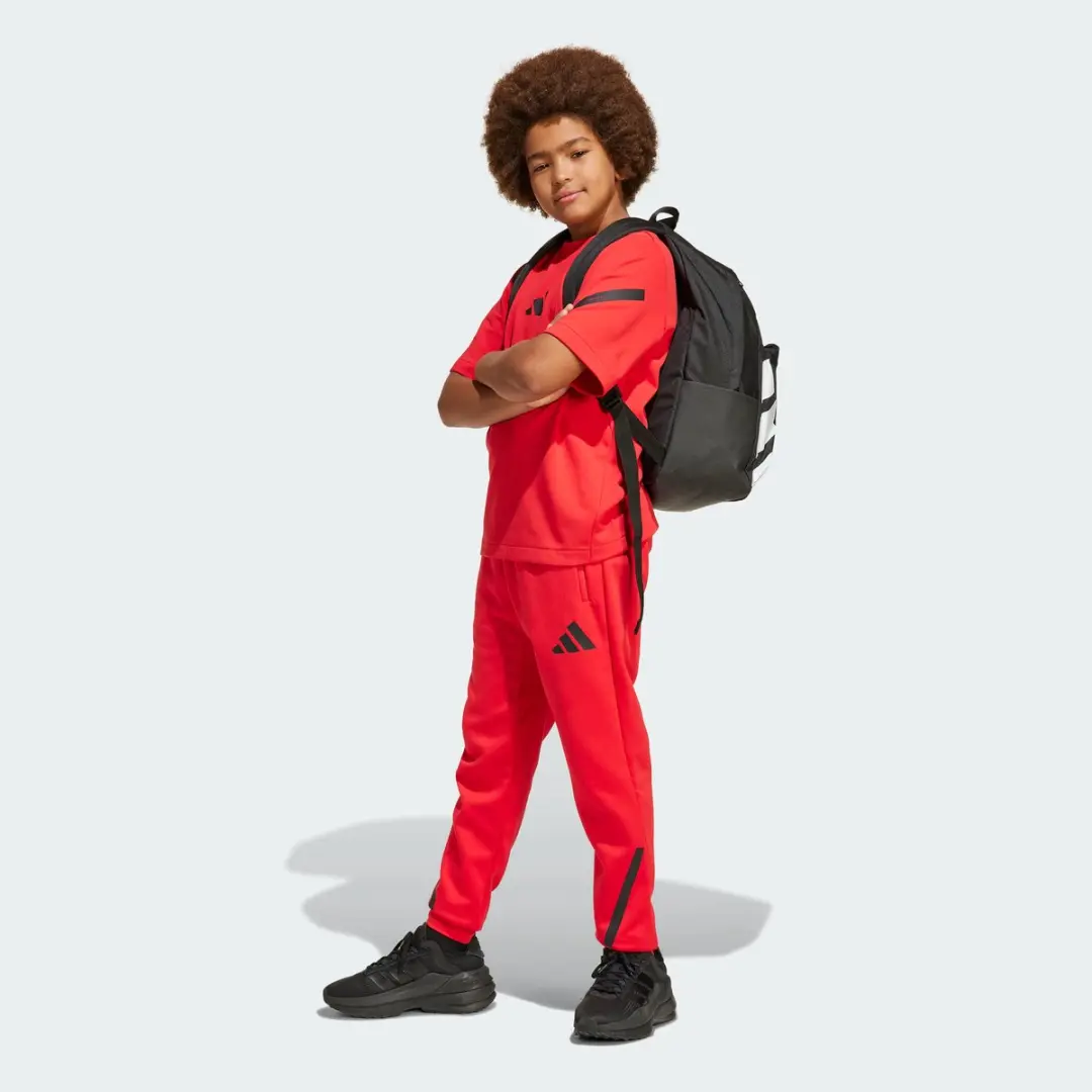 adidas Z.N.E. Tapered-Leg Kinderjoggingbroek - Rood - afbeelding 5 van 6