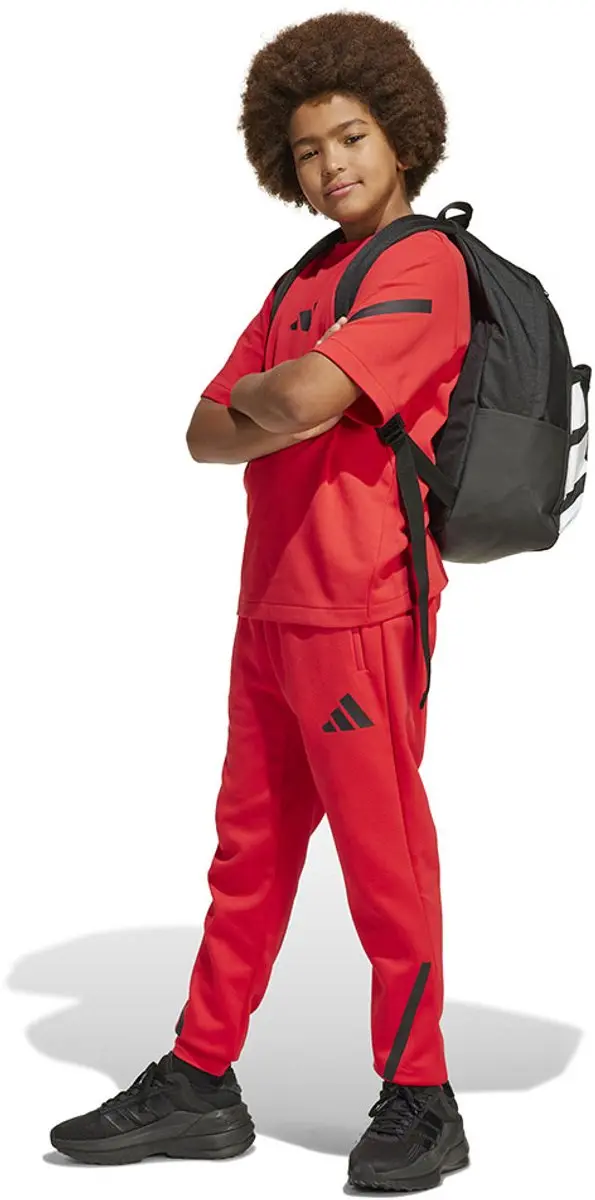 adidas Z.N.E. Tapered-Leg Kinderjoggingbroek - Rood - afbeelding 4 van 6