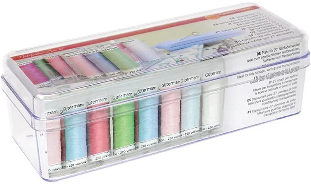 Gutermann Naaigarenbox 27 Sp - Uni