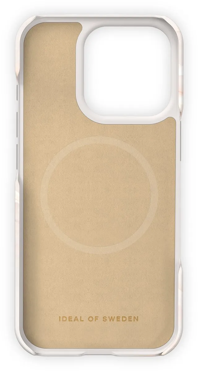 iDeal of Sweden iPhone 16 Pro Fashion Case MagSafe - Rose Pearl Marble