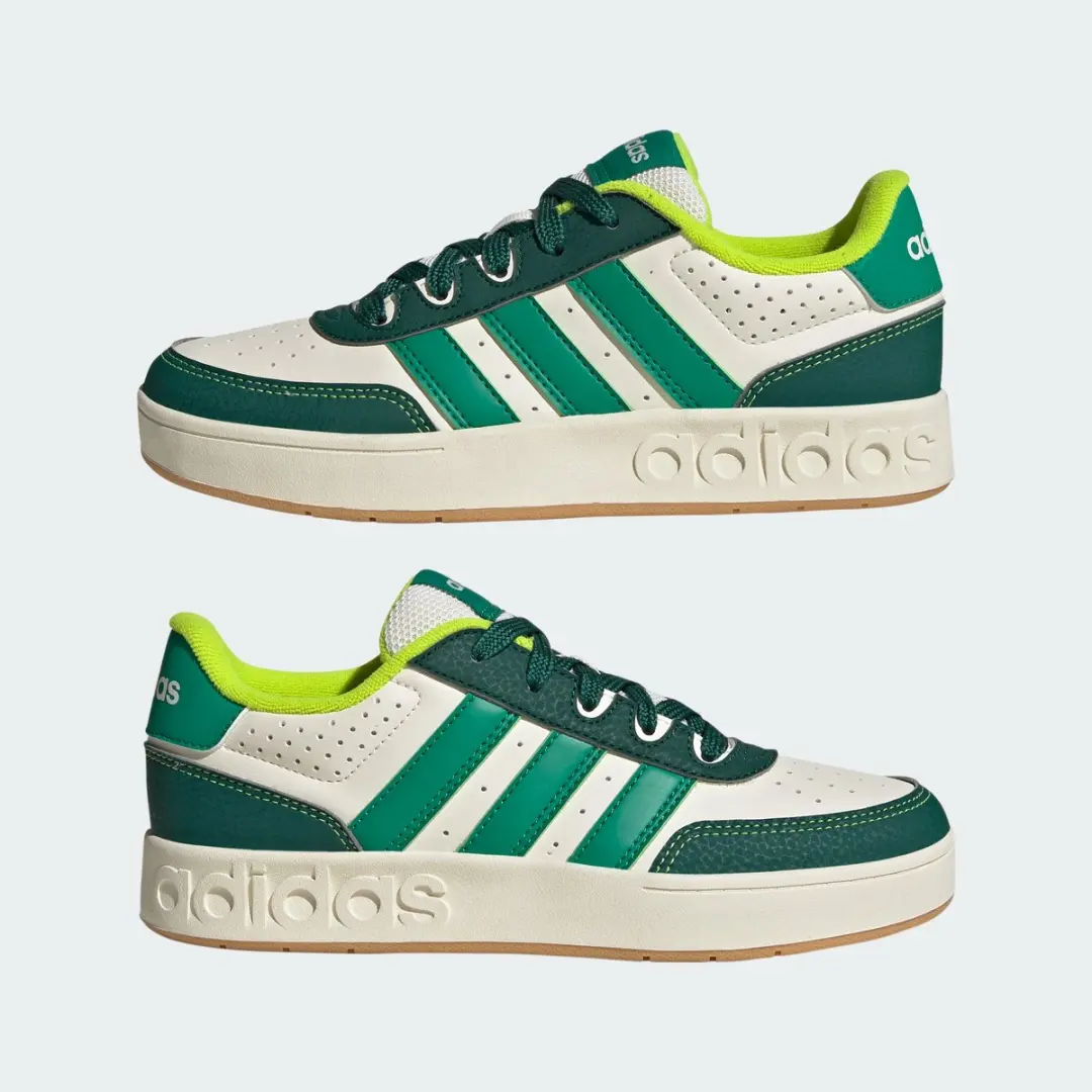 adidas Breakbase JR Jongens Sneakers - Wit - afbeelding 2 van 6
