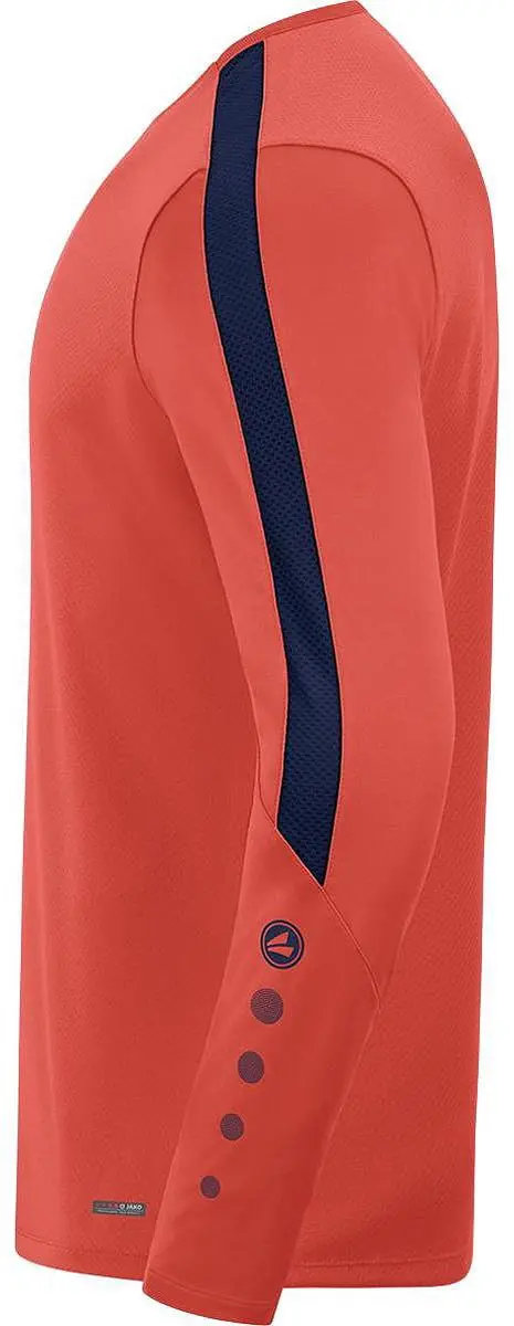 Jako Power Sweater Heren - Marine / Flame | Maat: XL - afbeelding 3 van 4