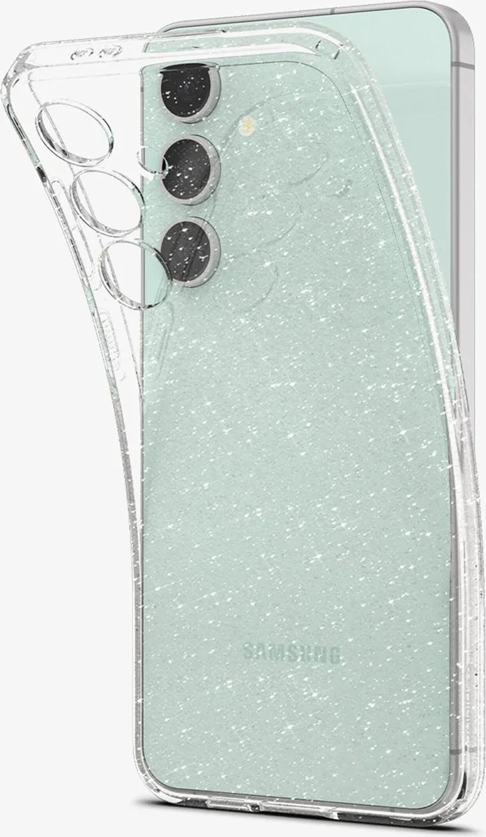 Spigen ACS08617 Liquid Crystal Backcover - Samsung Galaxy S24 FE - Transparant