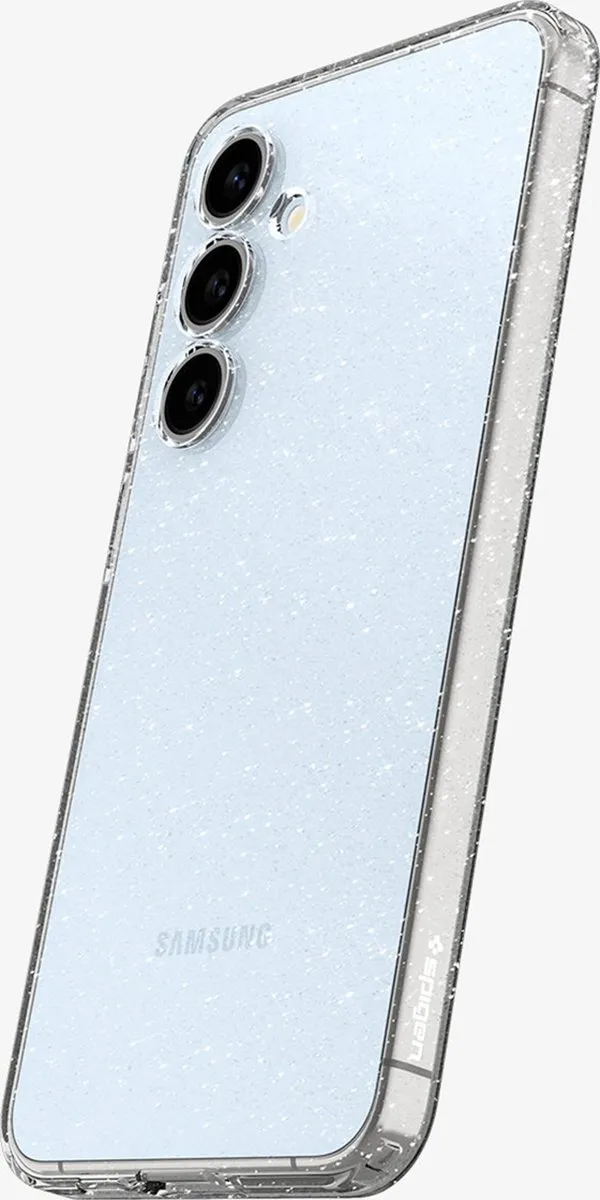 Spigen ACS08617 Liquid Crystal Backcover - Samsung Galaxy S24 FE - Transparant - afbeelding 6 van 6