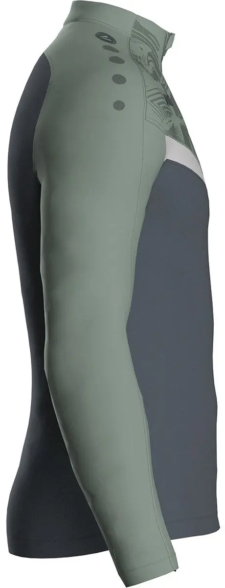 JAKO Iconic Ziptop Trainingsjack - Zachtgrijs - 164 - afbeelding 4 van 4