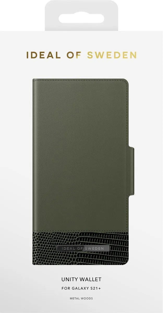 iDeal of Sweden Unity Wallet Samsung Galaxy S21+ - Groen - 3 Pasjes