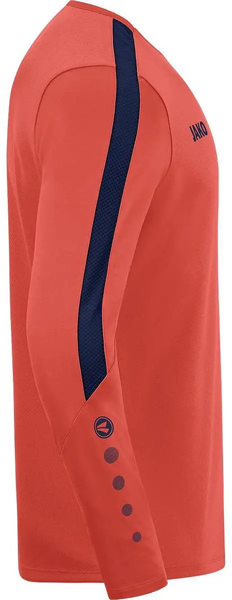 Jako Power Sweater Heren - Marine / Flame | Maat: XXL - afbeelding 3 van 4