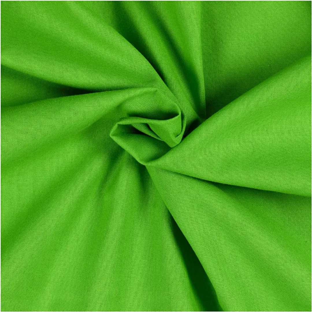 Creativ Company Unikleurige Stof 145cm Katoen 140g/m² Groen