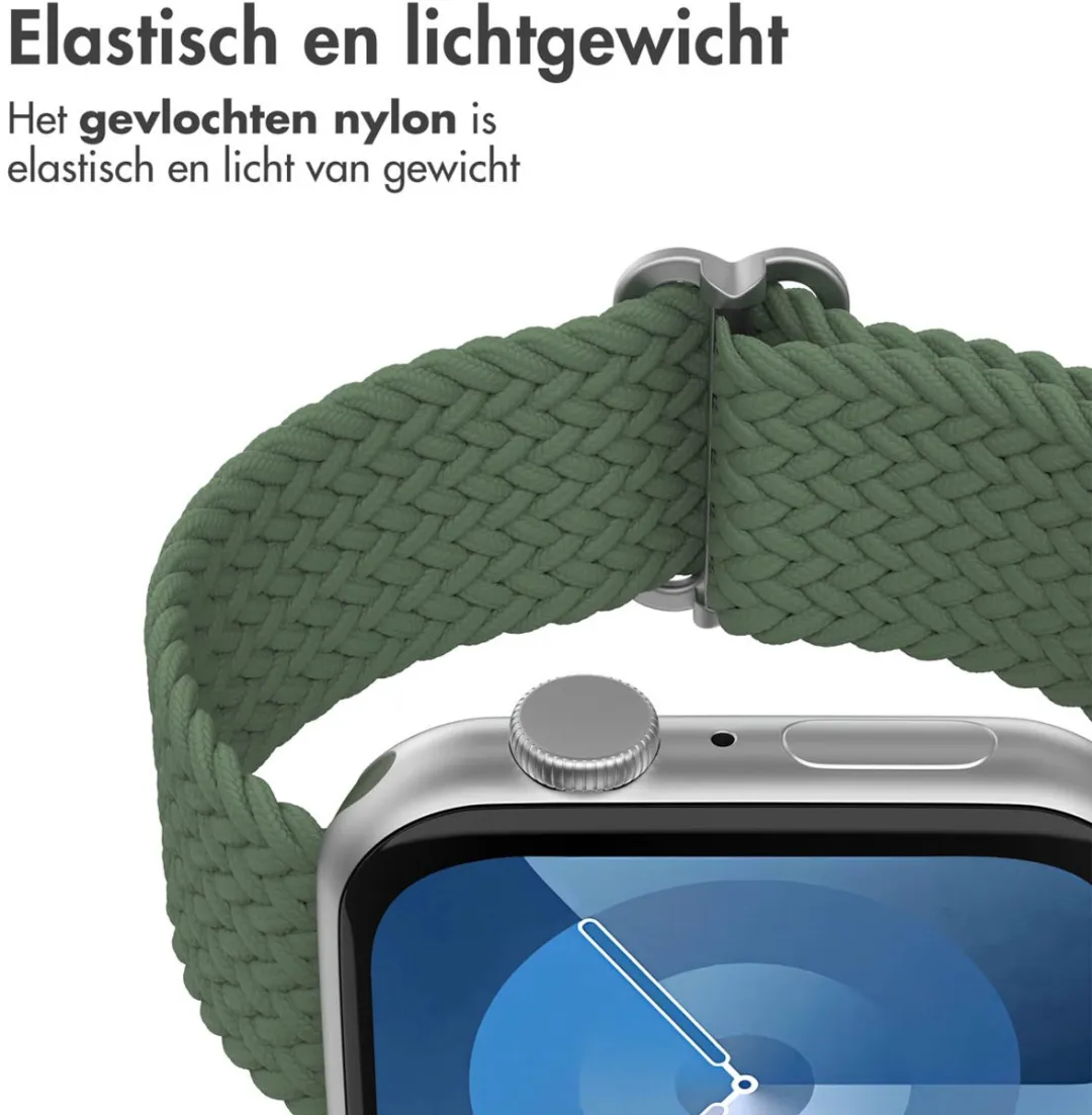 Imoshion Nylon Bandje Apple Watch 42mm - Groen