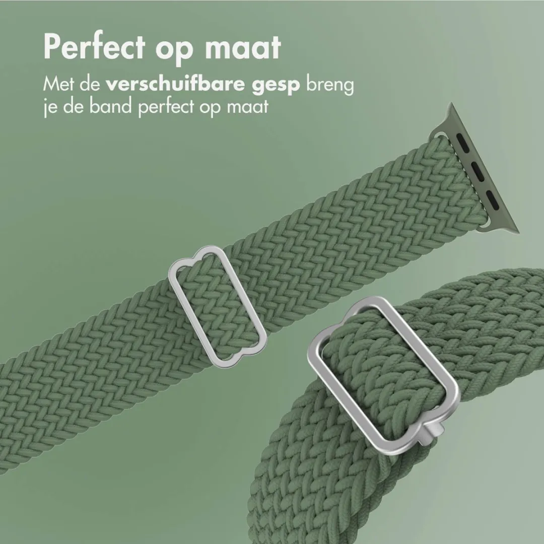 Imoshion Nylon Bandje Apple Watch 42mm - Groen