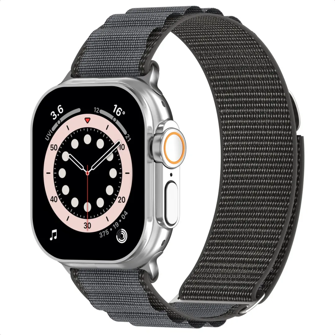 Accezz Nylon Bandje Apple Watch 44-49mm