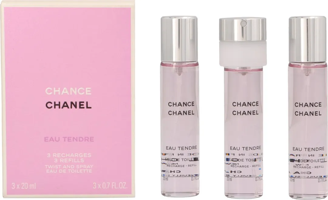 Chanel Chance Eau Tendre Geschenkset - 3x20ml Eau de Toilette