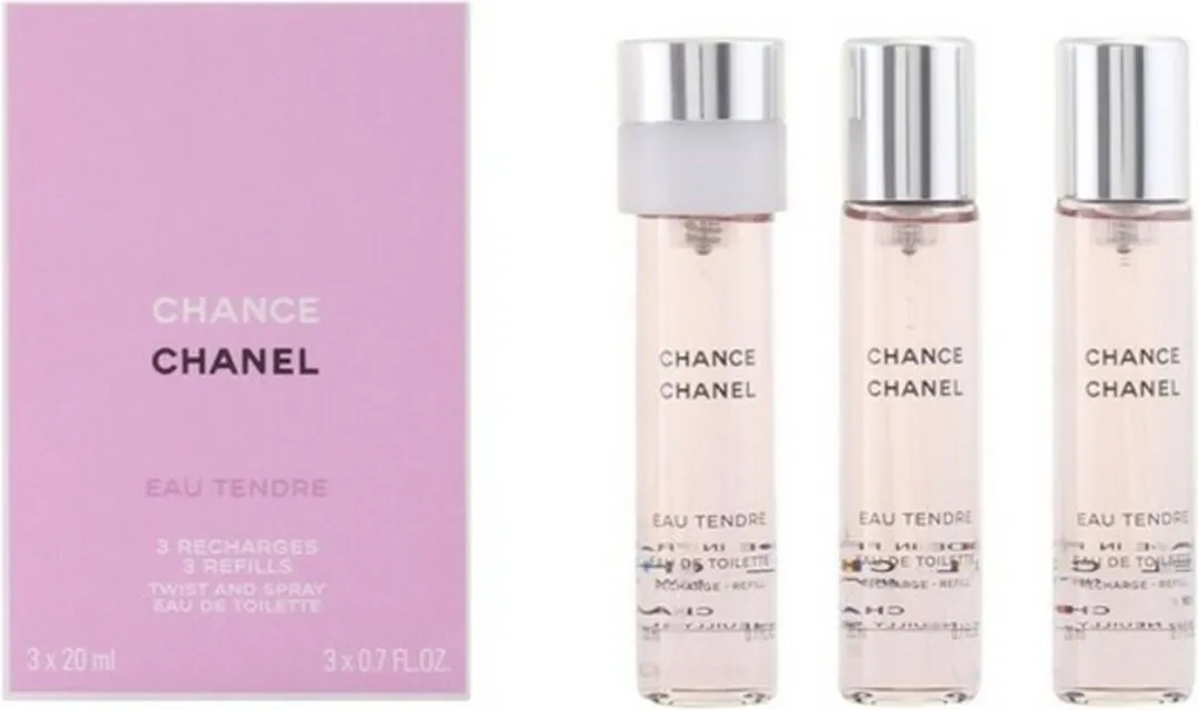 Chanel Chance Eau Tendre Geschenkset - 3x20ml Eau de Toilette