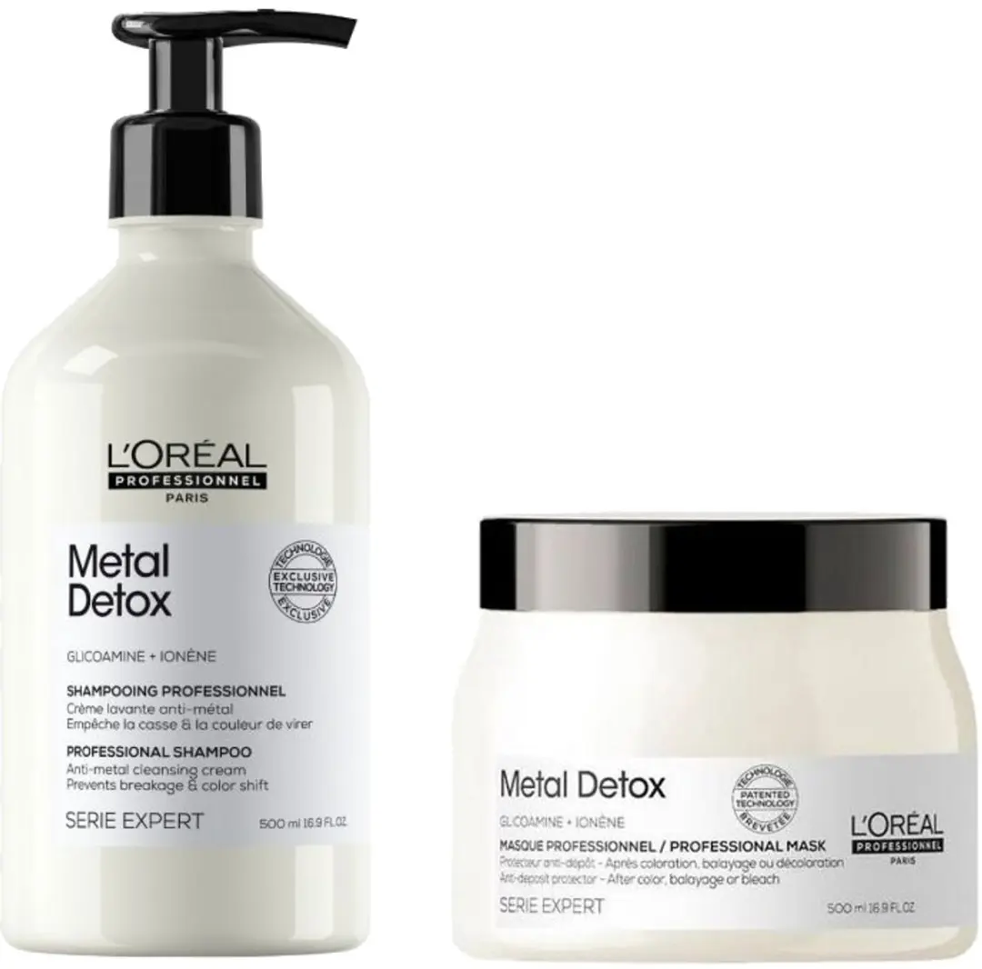 L'Oréal Professionnel Serie Expert Metal Detox Shampoo 500ml + Mask 500ml