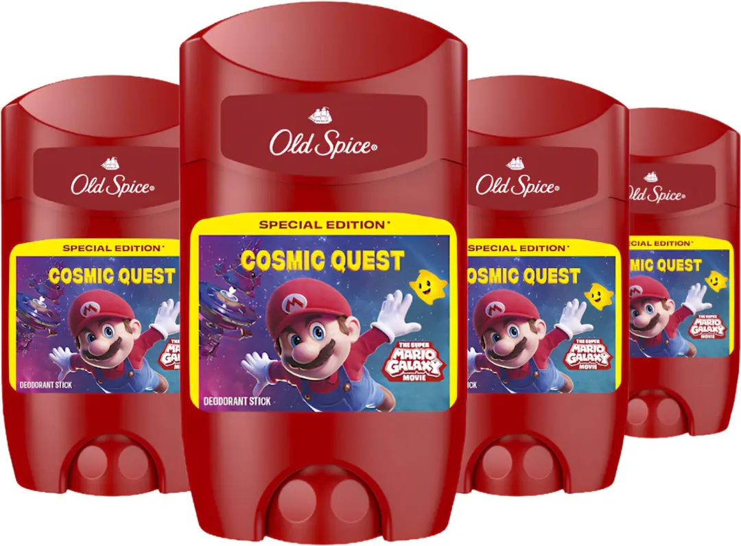 Old Spice Deodorant Stick Cosmic Quest The Super Mario Galaxy Movie