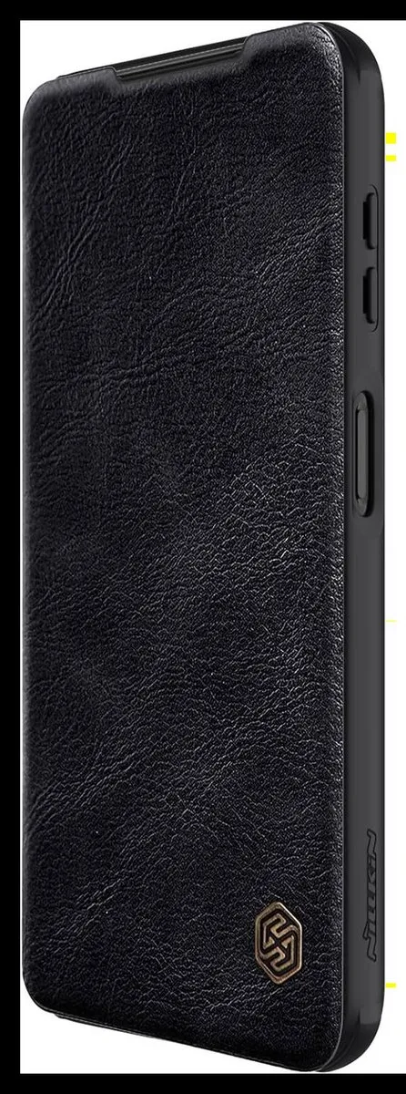 Nillkin Qin Pro Hoesje Samsung Galaxy A14 - Zwart