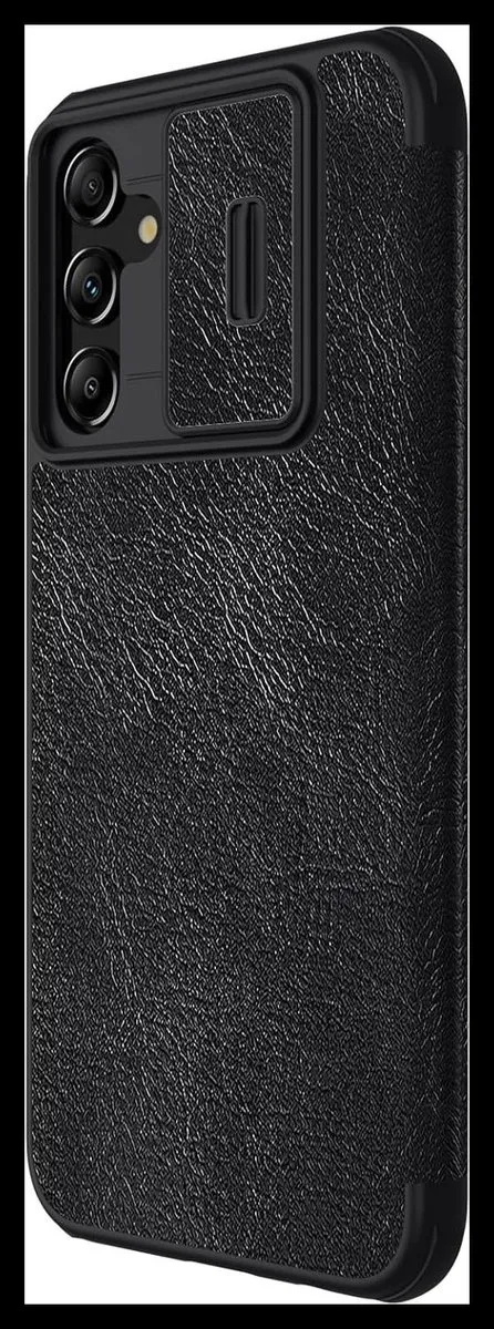 Nillkin Qin Pro Hoesje Samsung Galaxy A14 - Zwart