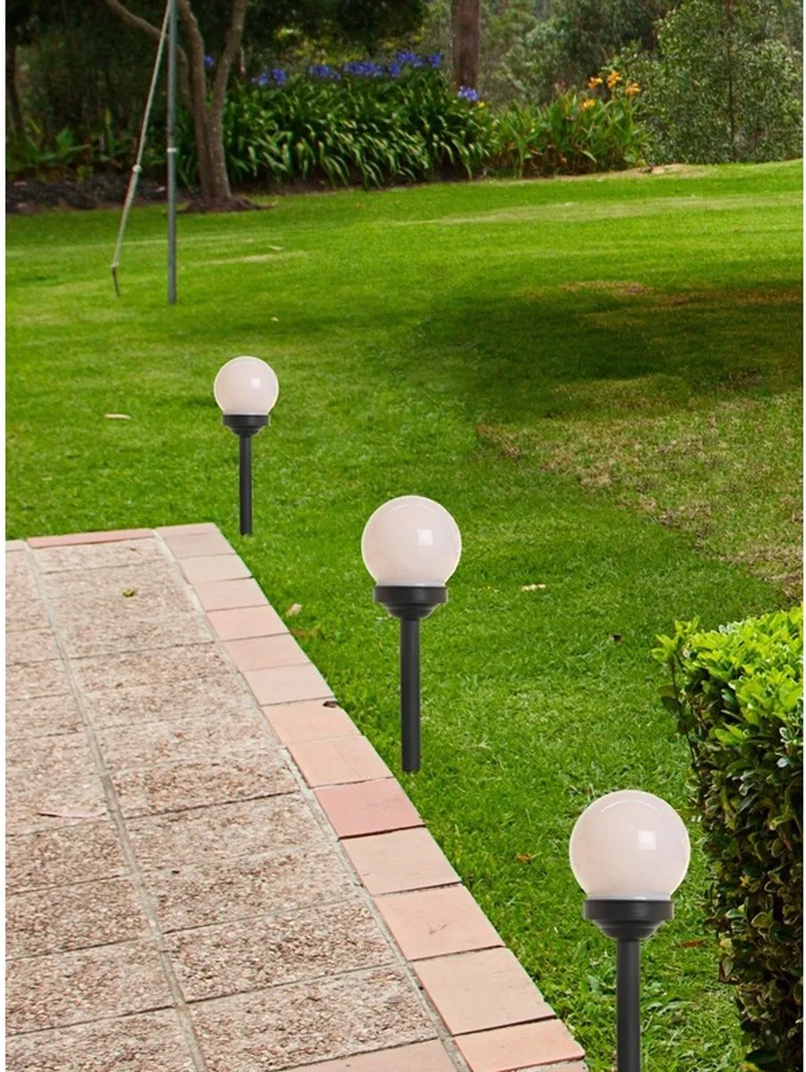 Lumineo Solar Prikspots Set 8 Stuks - H27cm Warm Wit