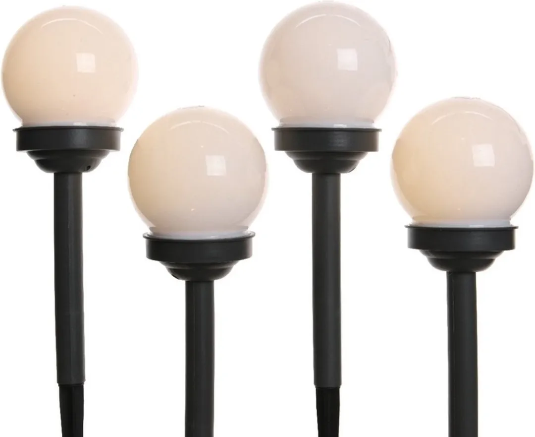 Lumineo Solar Prikspots Set 8 Stuks - H27cm Warm Wit