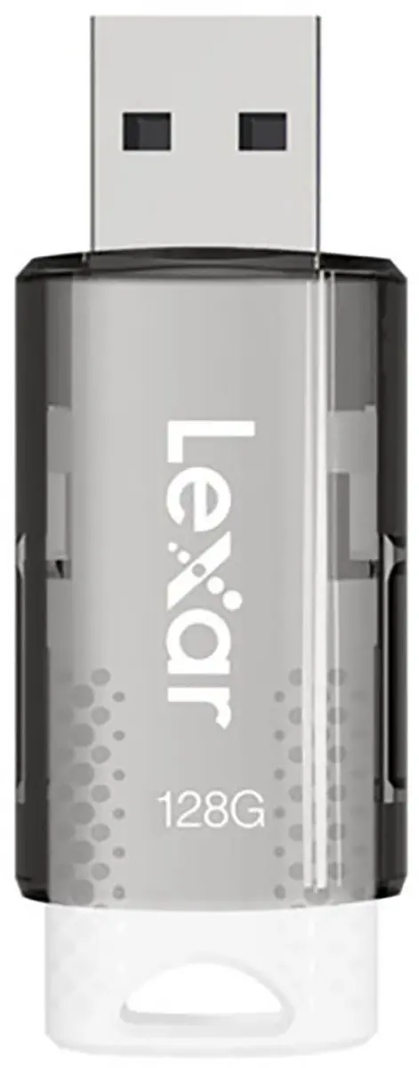 Lexar, 128GB USB 2.0-sleutel voor draagbare opslag en back-up, Grijs