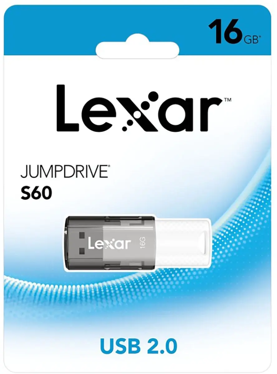 Lexar JumpDrive S60 LJDS060016G-BNBNG USB-stick 16GB - afbeelding 3 van 5