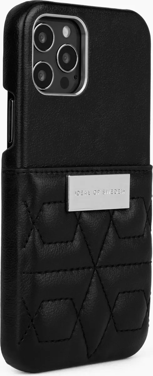 iDeal of Sweden Statement Case Quilted iPhone 12/12 Pro - Quilted Black - afbeelding 2 van 2
