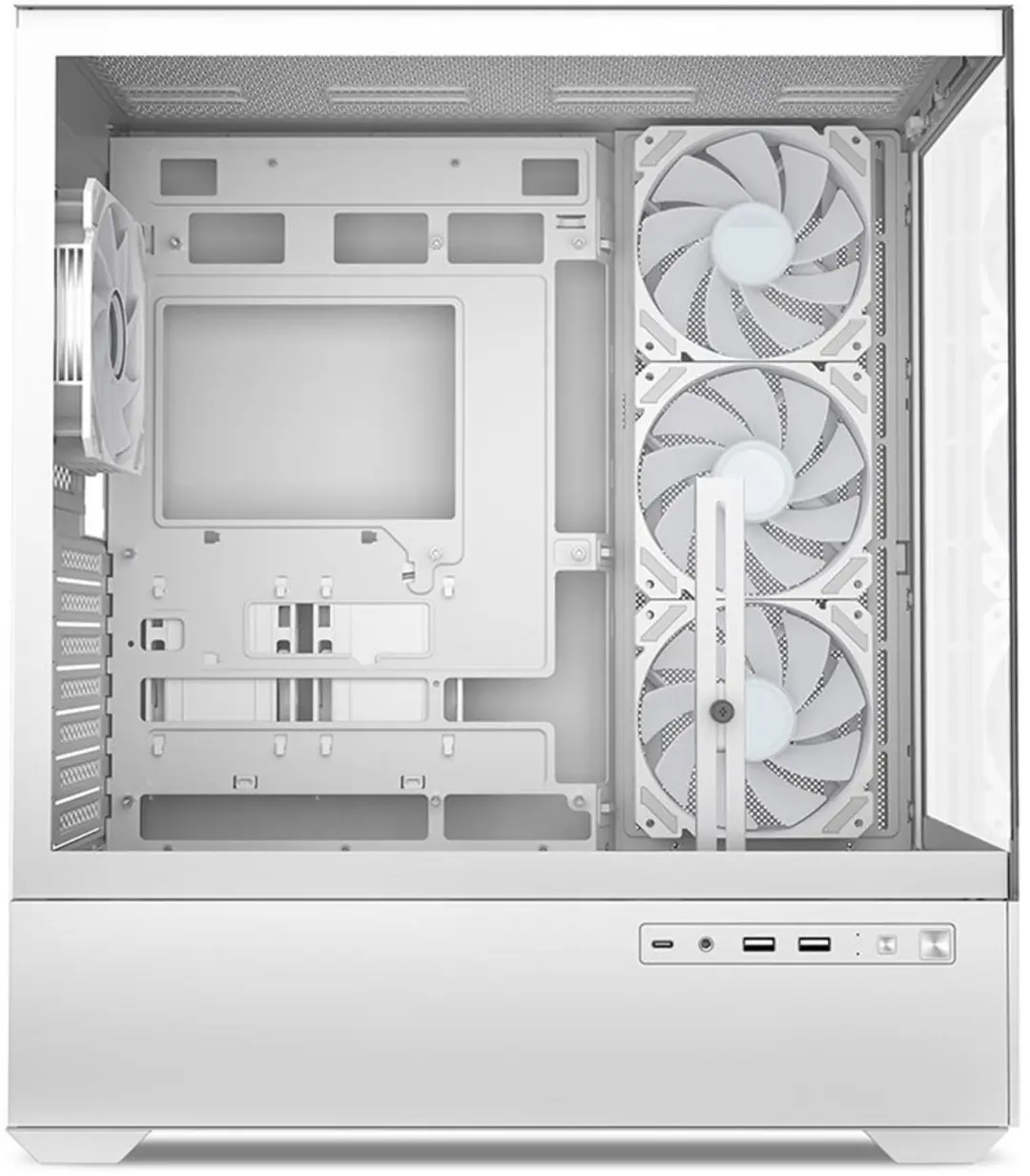 Sharkoon AK6 RGB Midi Tower Behuizing - Wit - afbeelding 6 van 6