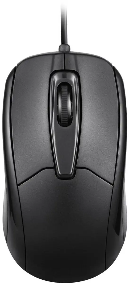 Perixx PERIMICE-209 C Black Muis Kabelgebonden Optisch Zwart 3 Toetsen 1000 dpi