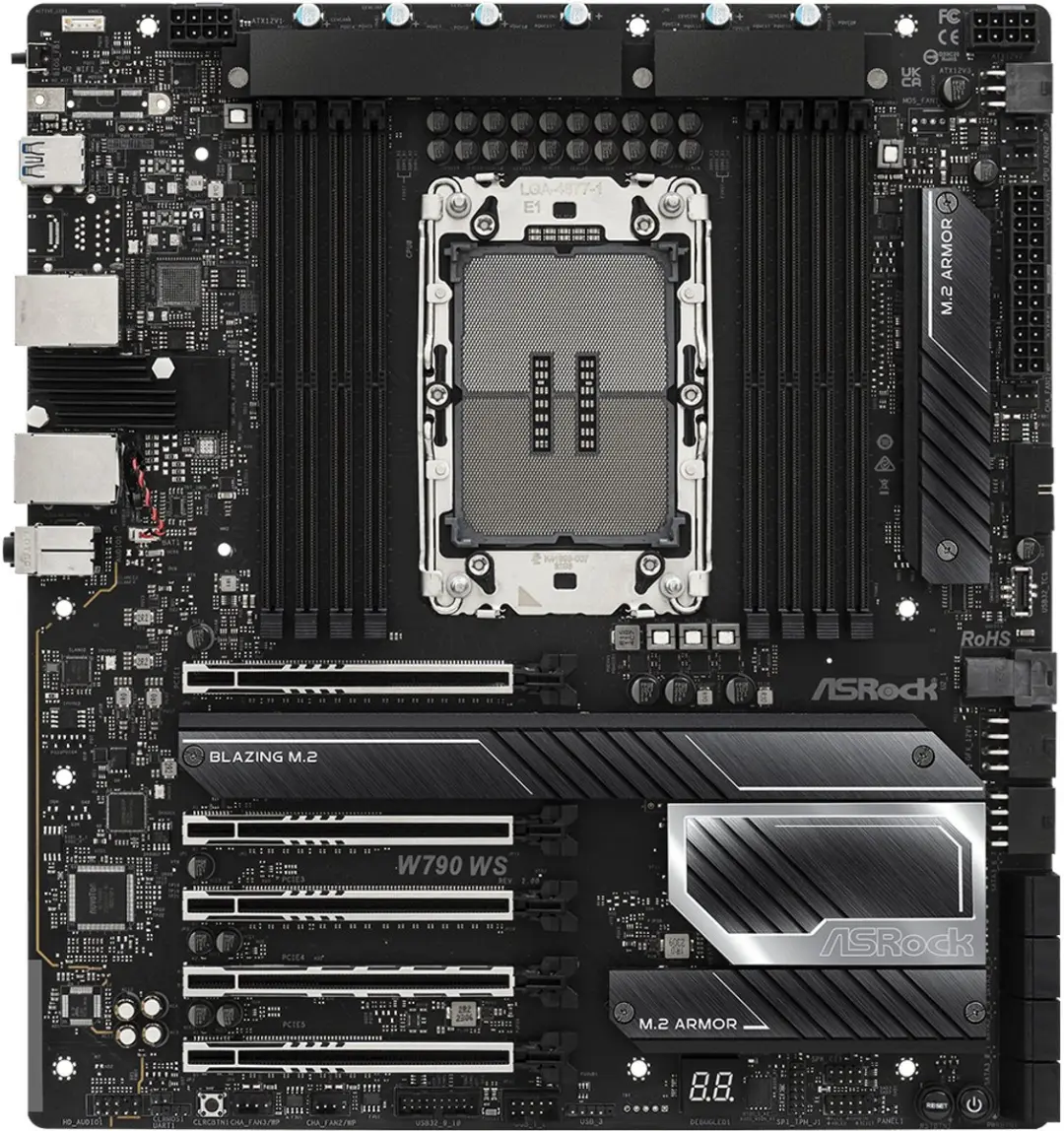 ASRock W790 WS R2.0 Moederbord 90-MXBP30-A0UAYZ