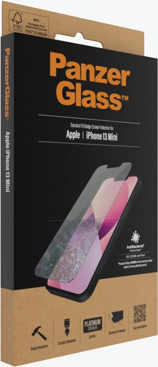 PanzerGlass PZ-2741 Screenprotector iPhone 13 Mini - Case Friendly