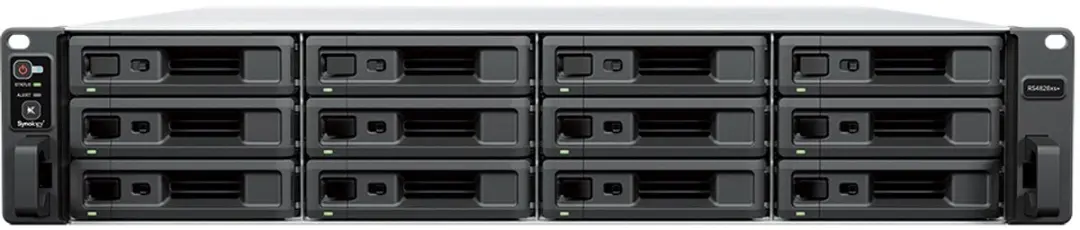 Synology RackStation RS4826XS+ NAS - Zwart/Zilver - afbeelding 2 van 6