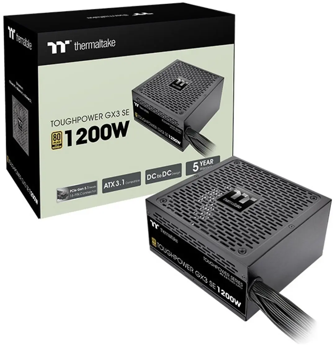 Thermaltake Toughpower GX3 SE PS-TPD-1200NNSAGE-3 PC-voeding - afbeelding 3 van 4