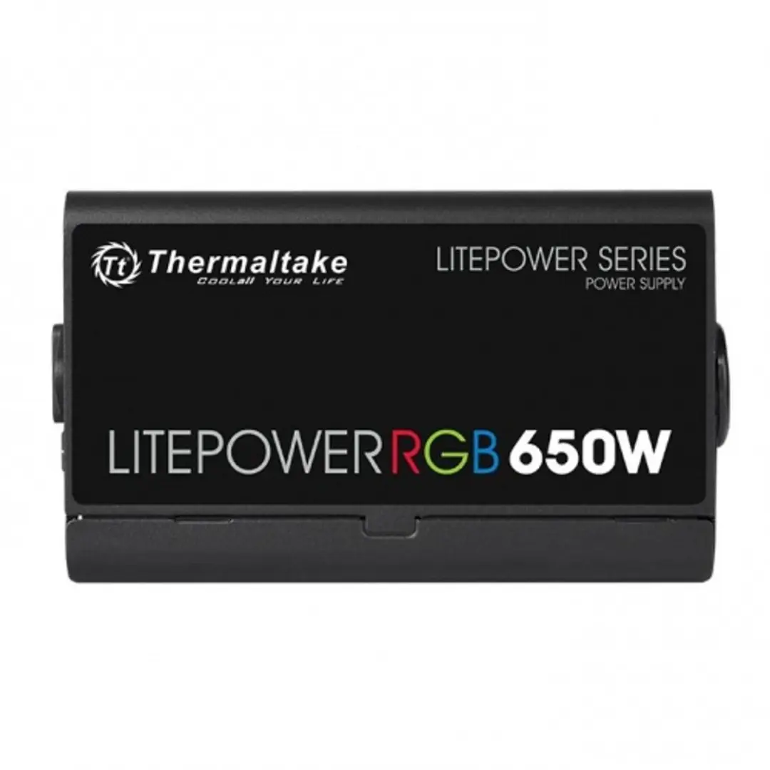 Thermaltake Litepower RGB PS-LTP-0650NHSANE-1 PC-voeding - Zwart - afbeelding 5 van 6